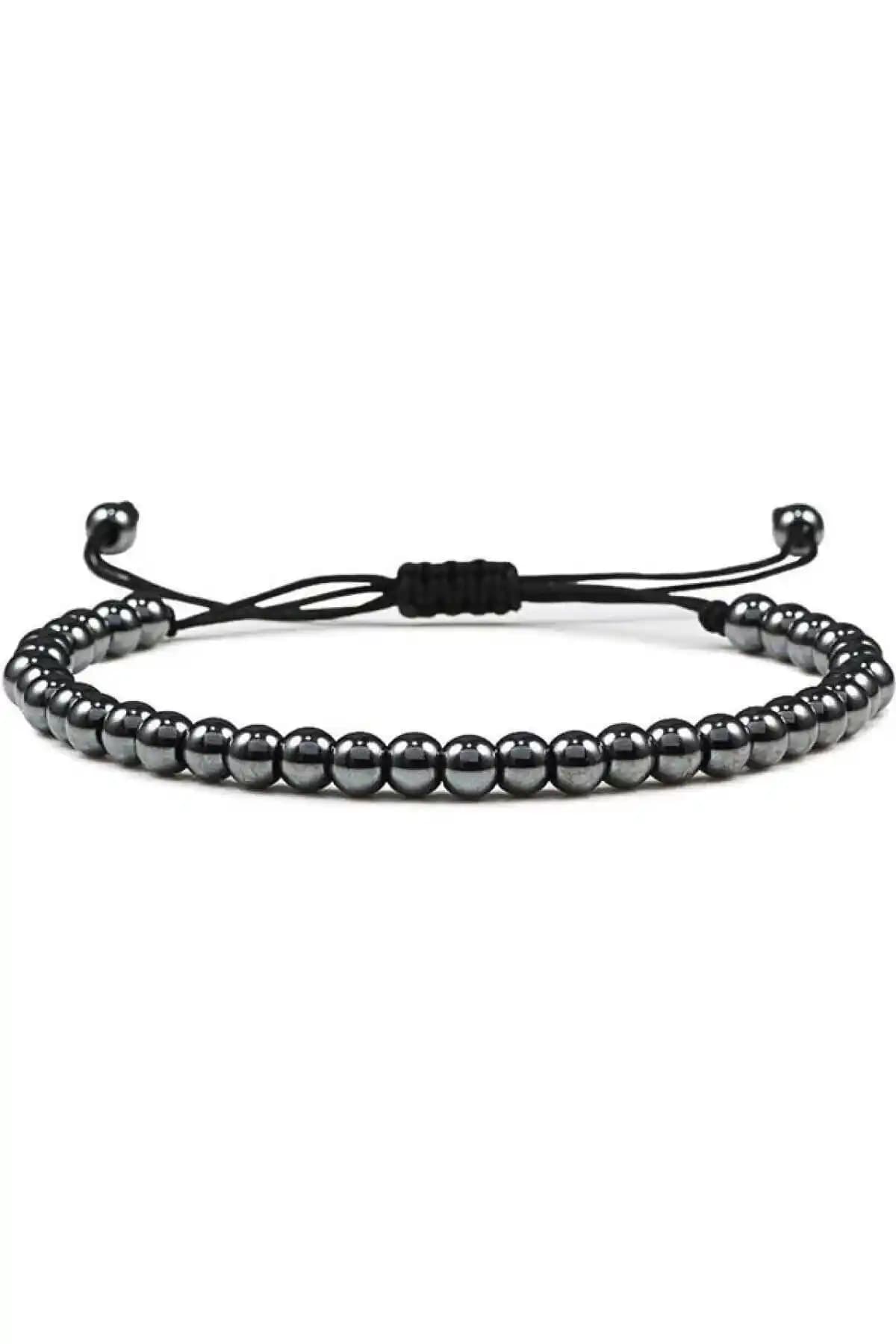 Jack Ferrero Hematit Doğal Taşlı Bileklik: Şıklık ve Doğallığın Zarif Buluşması