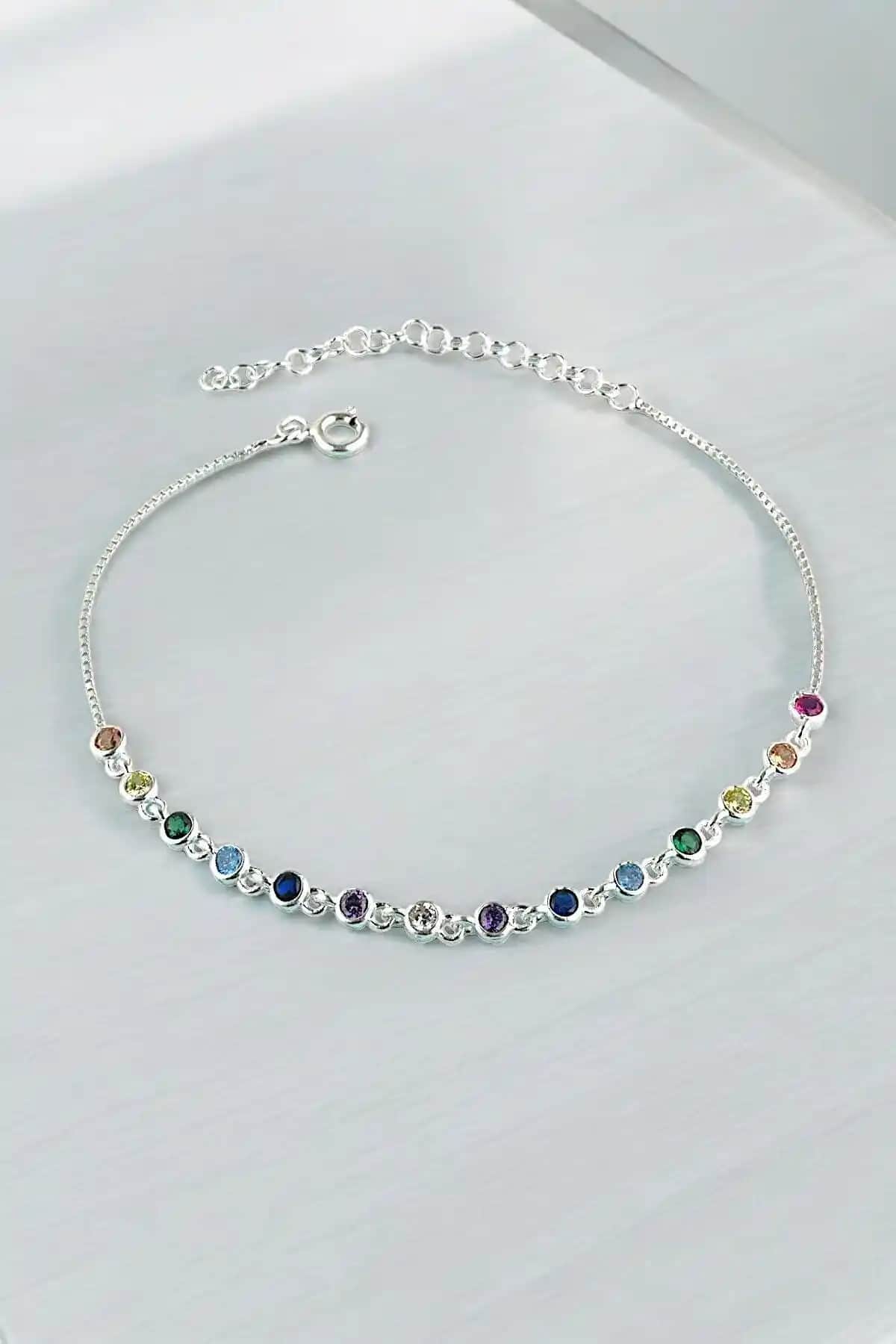 Jelux Silver Gümüş 925 Ayar Zirkon Taşlı Su Yolu Bileklik: Zarif ve Şık Tasarım