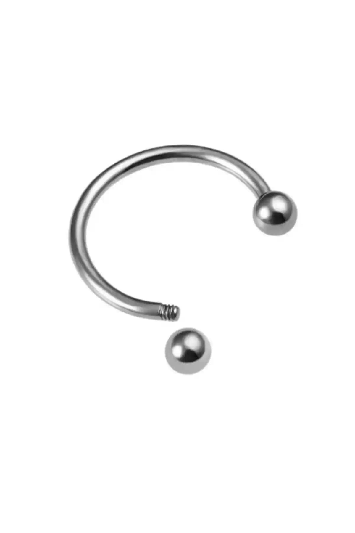 MAZEN 316L Kararmaz Cerrahi Çelik Tragusu Kıkırdak Yarım Halka Piercingi İncelemesi