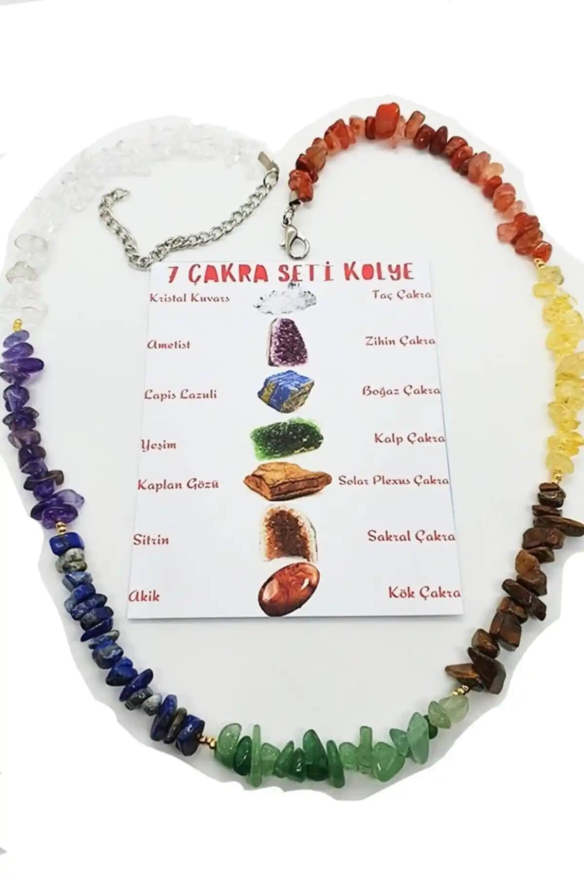 Mıçı Doğal 7 Çakra Kolye ve VALİOSO JOYA Doğal Taş Kolye Seti Karşılaştırması