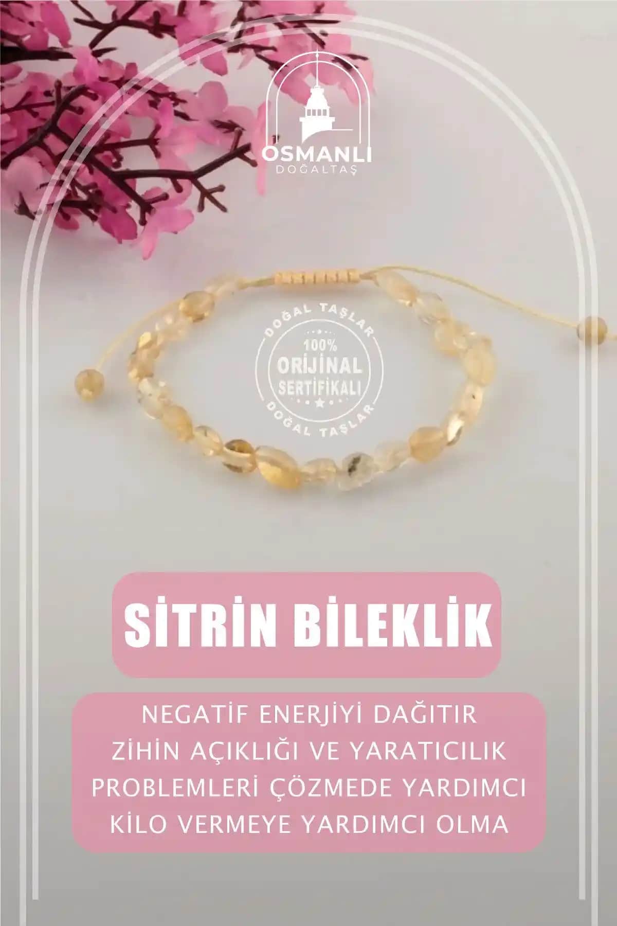 Osmanlı Doğal Taş Bileklikleri Karşılaştırması: Sitrin ve Pembe Kuvars Özellikleri