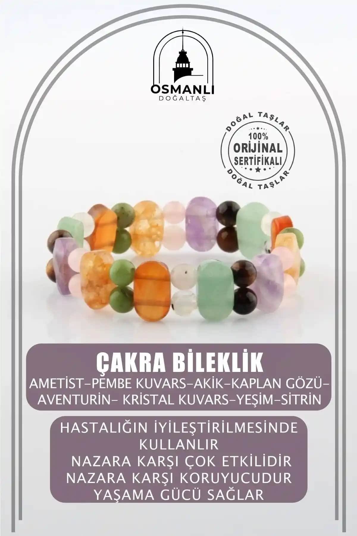Osmanlı Doğal Taş Çakra Bileklikleri Karşılaştırması ve Faydaları