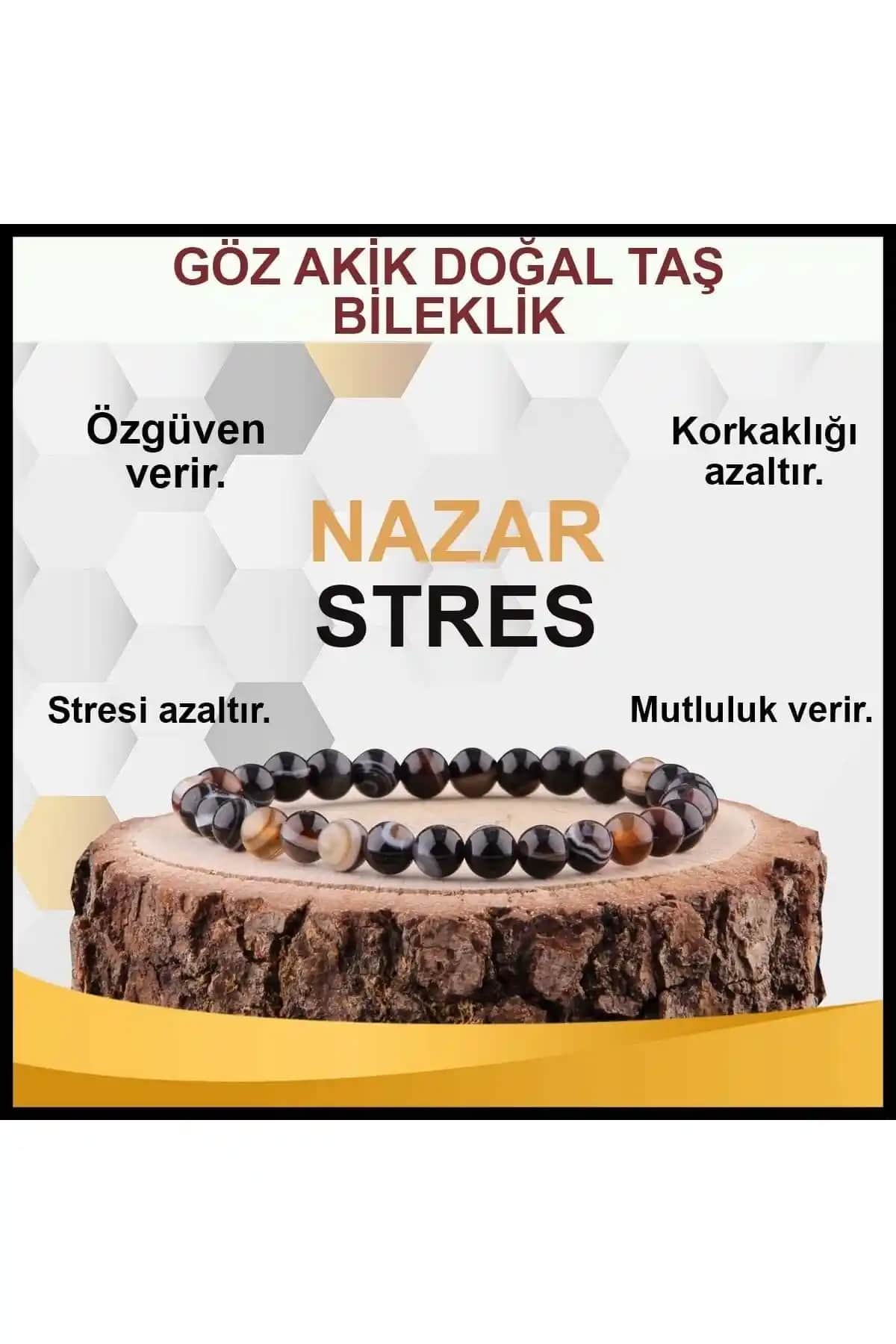 Osmanlı Doğal Taş Göz Akik Bileklikleri Enerji ve Şıklık Sunar