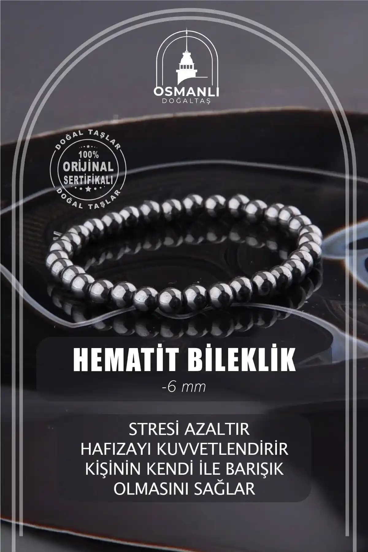 Osmanlı Sertifikalı Hematit Bileklikleri: Doğal Şıklık ve Dayanıklılık Bir Arada