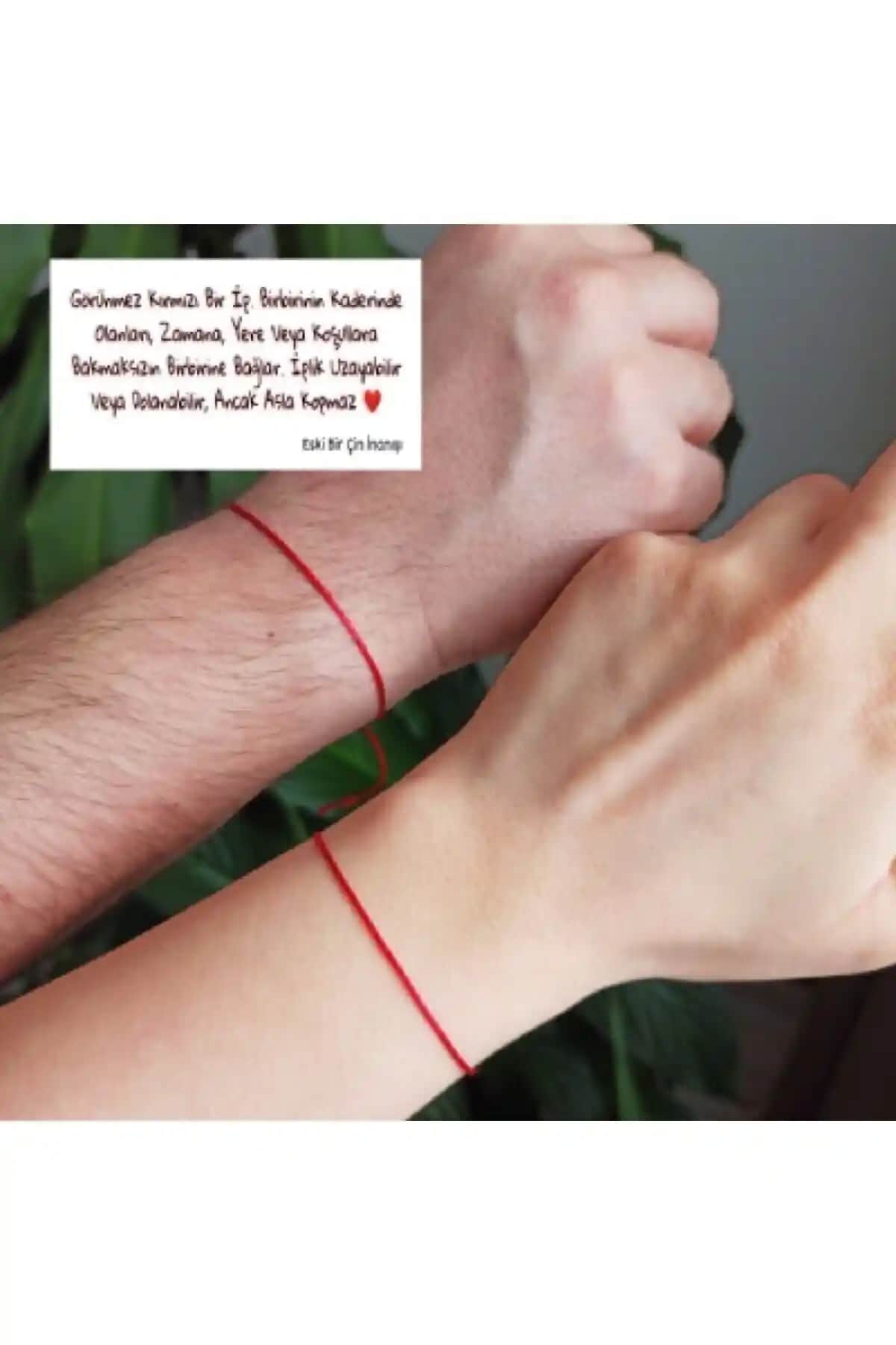 Red String Kırmızı İp Çift Bileklik: Şıklık ve Fonksiyonelliğin Buluşması