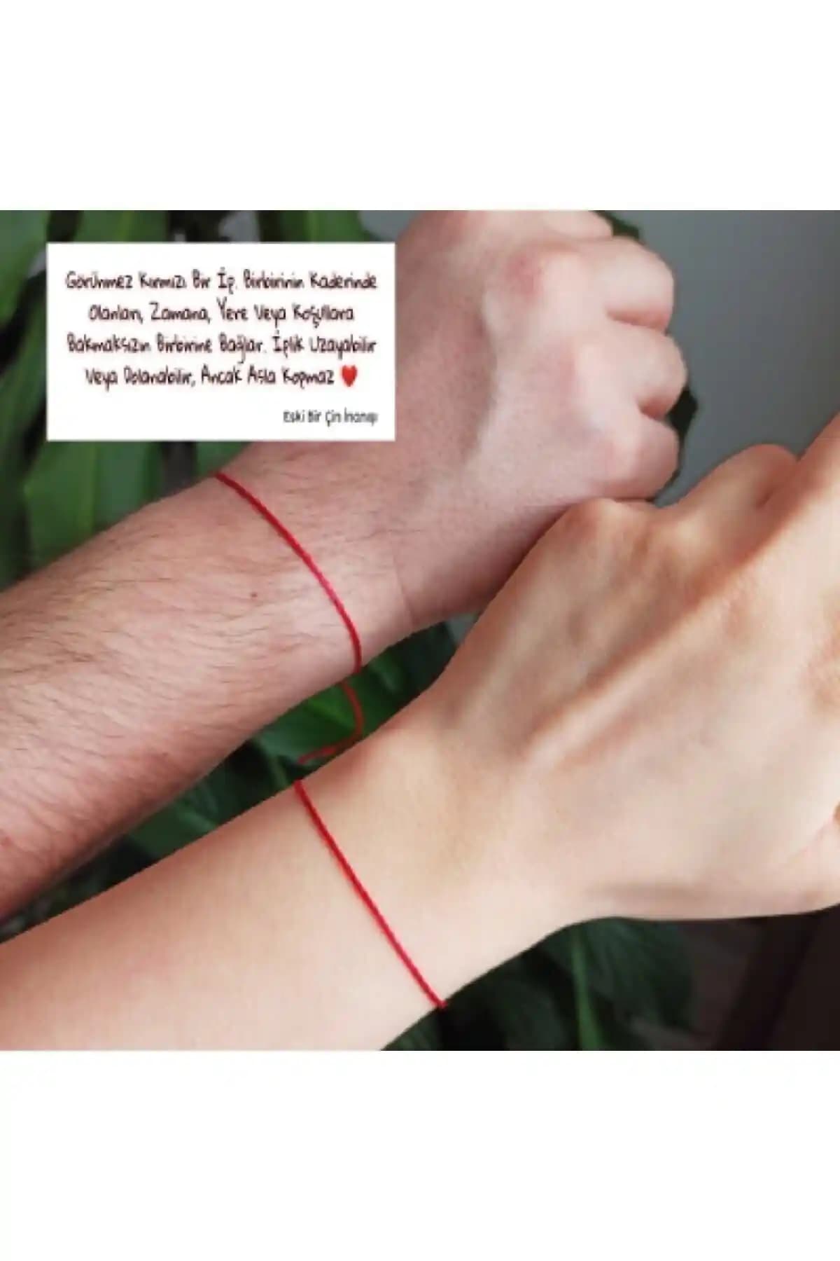 Red String Kırmızı İp Çift Bileklik: Şıklık ve Fonksiyonelliğin Buluşması