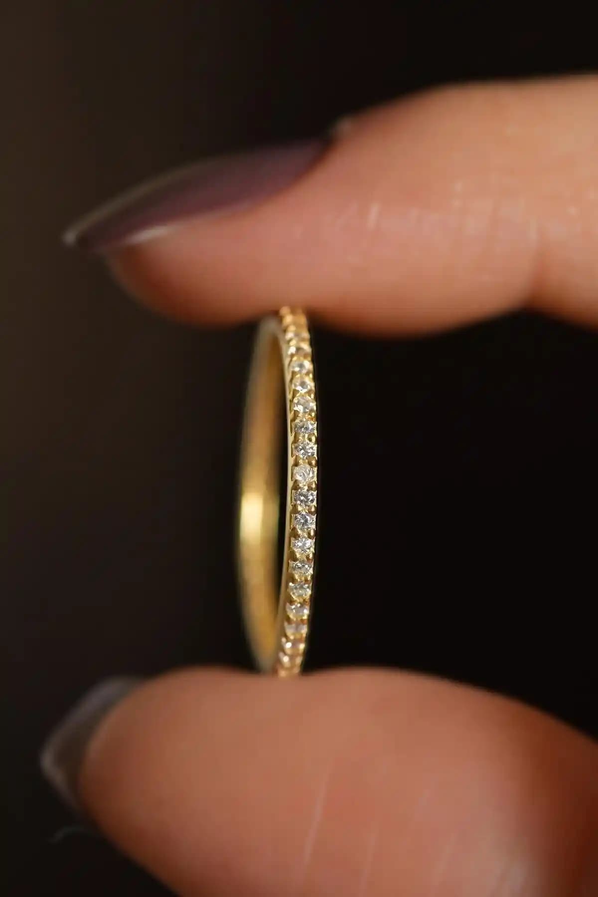 Roza Silver Zirkon Taşlı Tamtur 925 Ayar Gümüş Kadın Yüzükleri