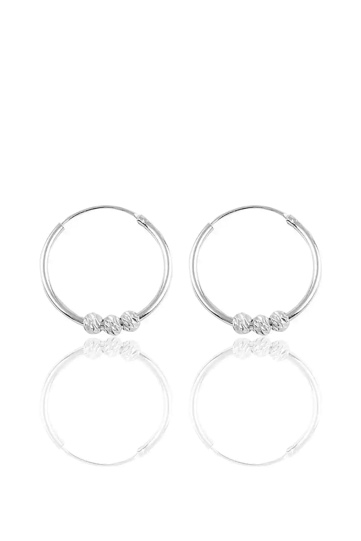 Söğütlü Silver 18 mm Doricalı Halka Küpe Günlük ve Şık Takı Seçenekleri