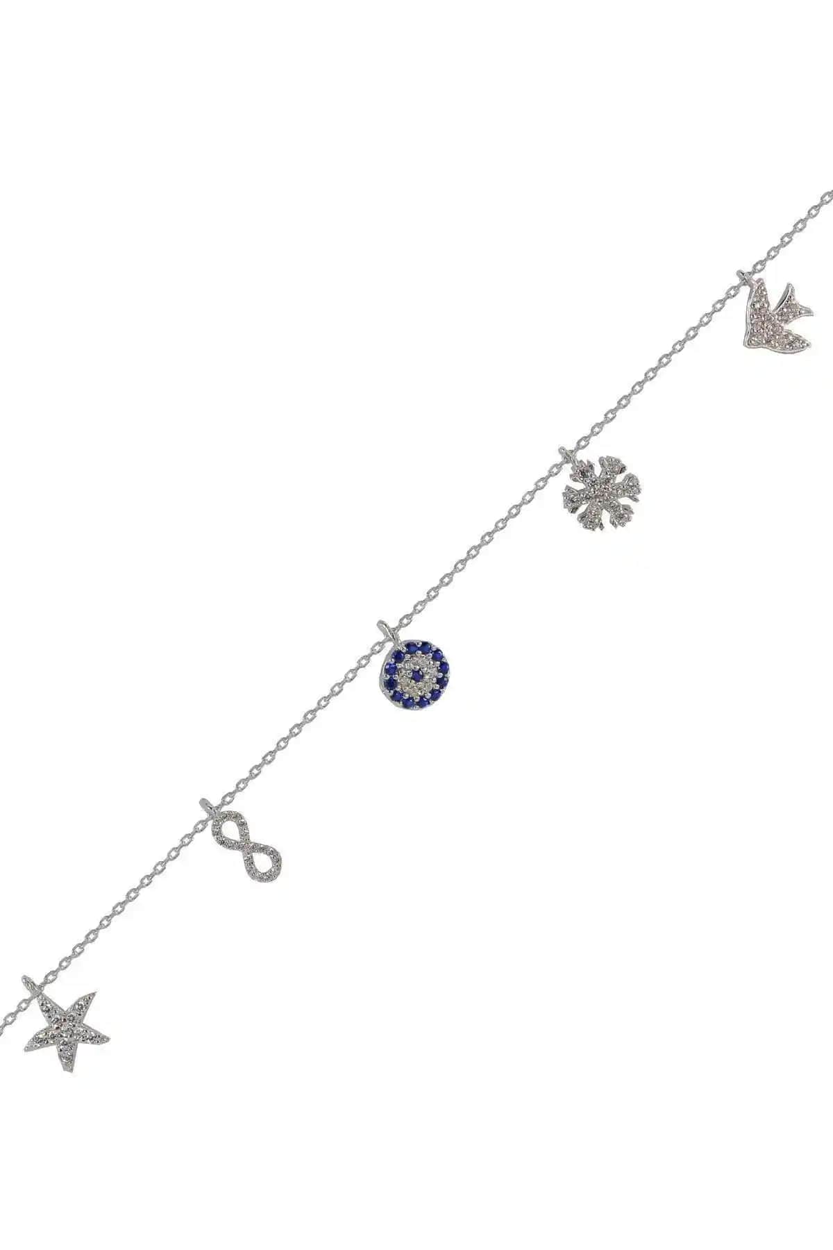 Söğütlü Silver Kadın 925 Ayar Gümüş Şans Bilekliği - Zarif ve Minimalist Tasarım