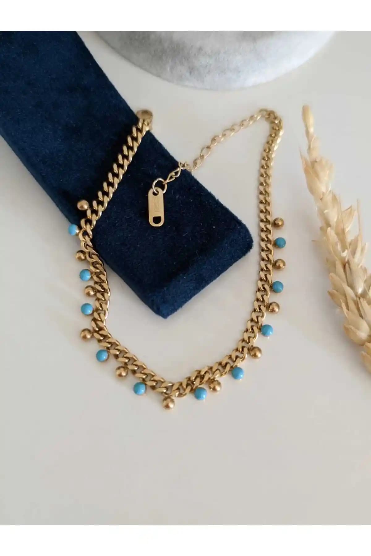 Su Perisi Takı Bijuteri Çelik Zincir Halhal Modern ve Dayanıklı Tasarım