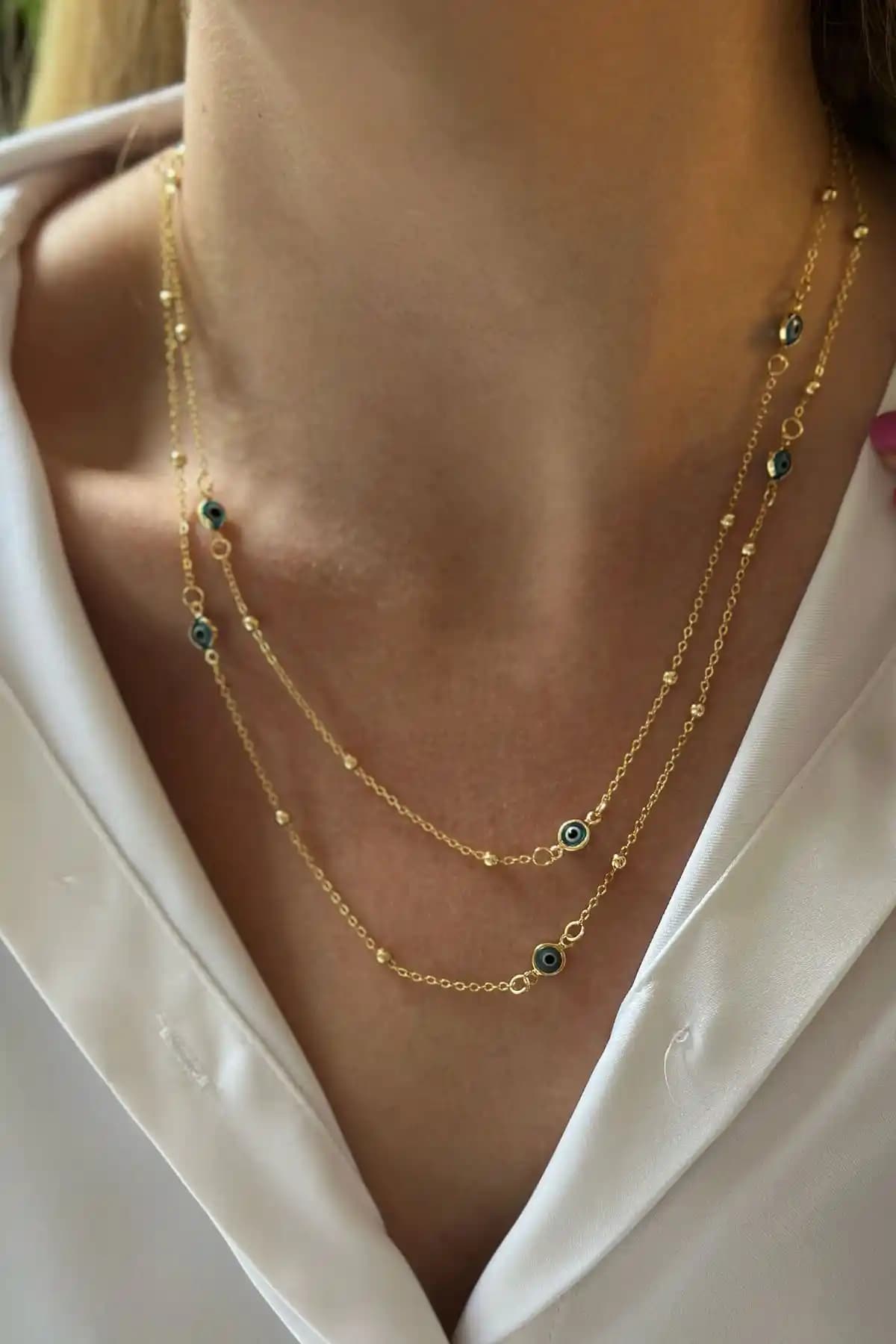 Trendy Butik Dolamalı Nazar Kolye: Şıklık ve Koruma Bir Arada Günlük ve Özel Kullanım İçin