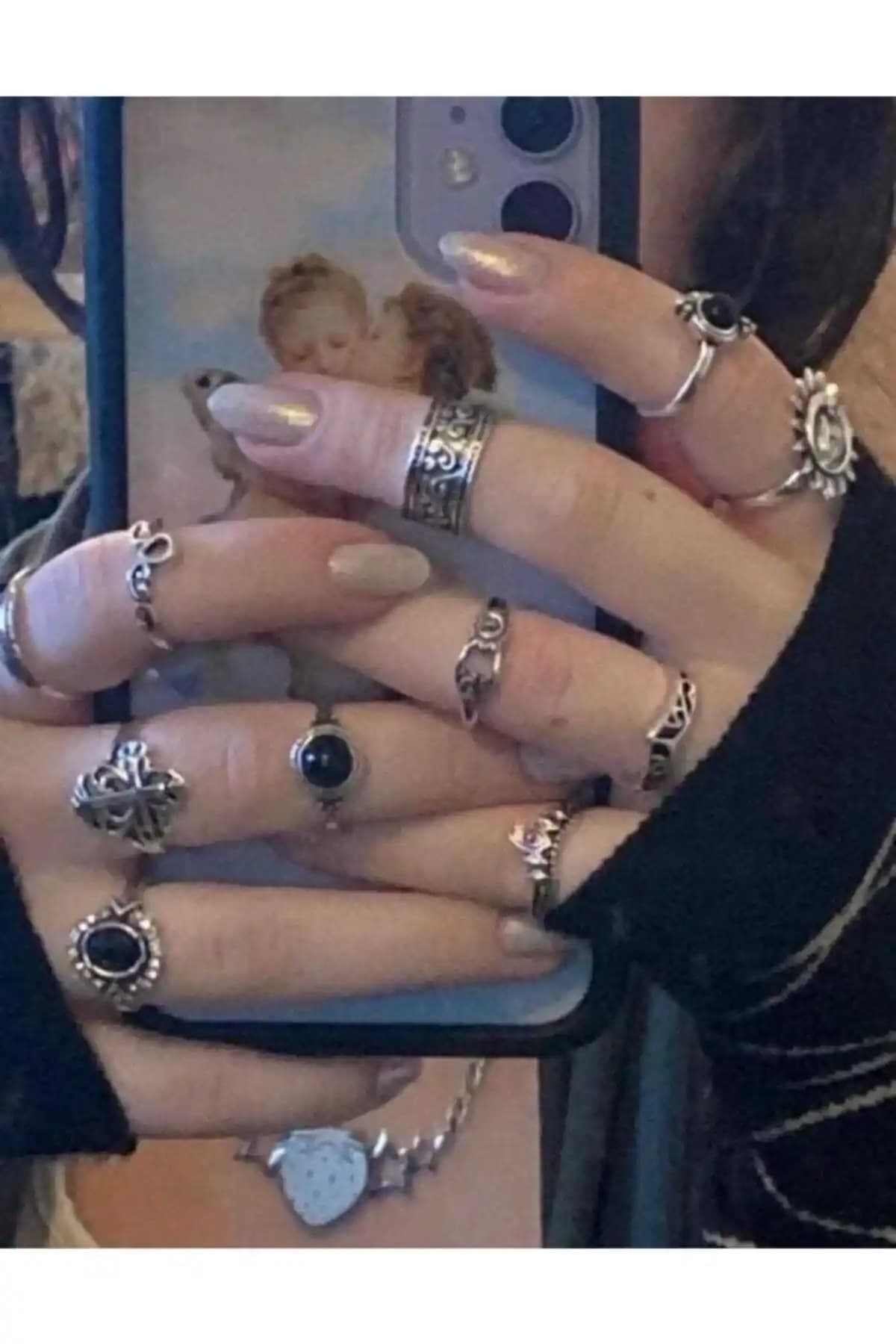 Vintageamer Kadın 11 Adet Yüzük Seti: Dayanıklı ve Şık Takı Seçeneği