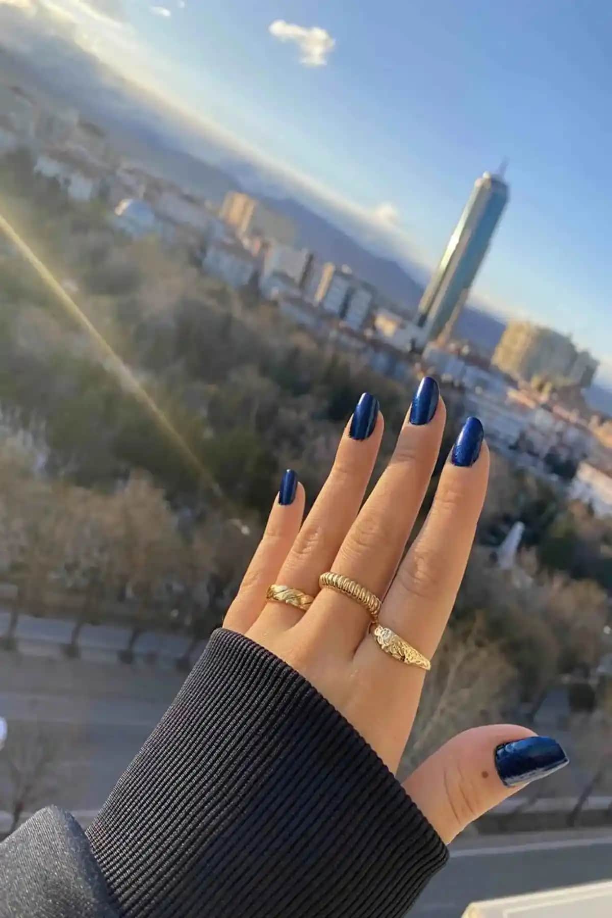 X-Lady Accessories Kadın 3'lü Gold Yüzük Seti Zarif ve Çok Yönlü Aksesuar Seçeneği