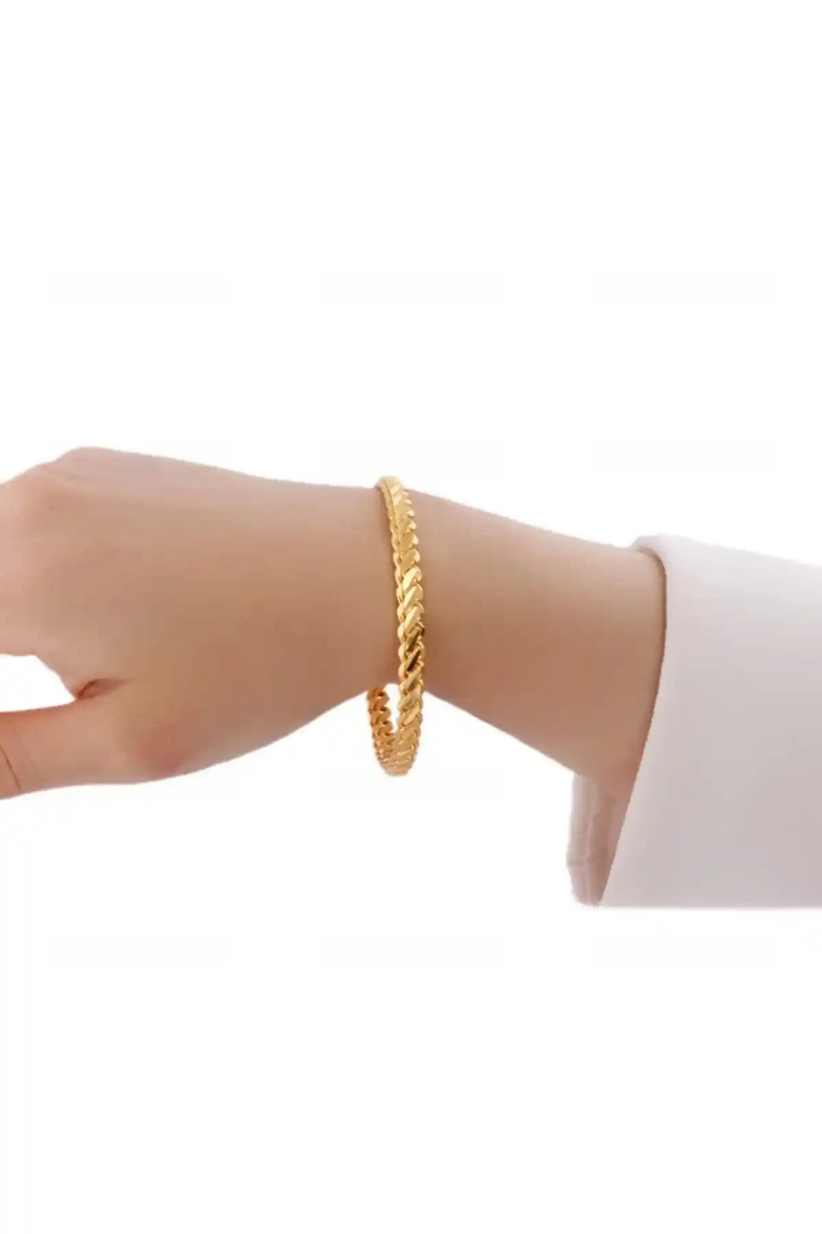 Yılz Gold 22 Ayar Altın Kaplama Tek Adana Burma Bilezik İncelemesi