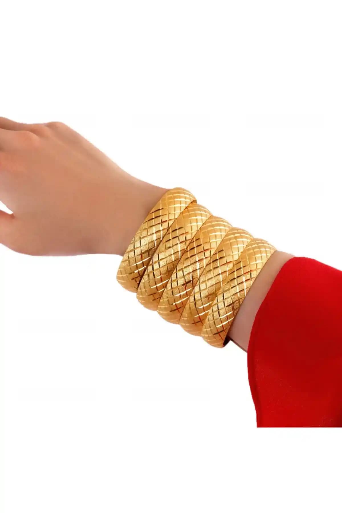 Yılz Gold İmitasyon 22 Ayar Altın Kaplama Zarif Bilezik - Modern ve Şık Takı Seçeneği