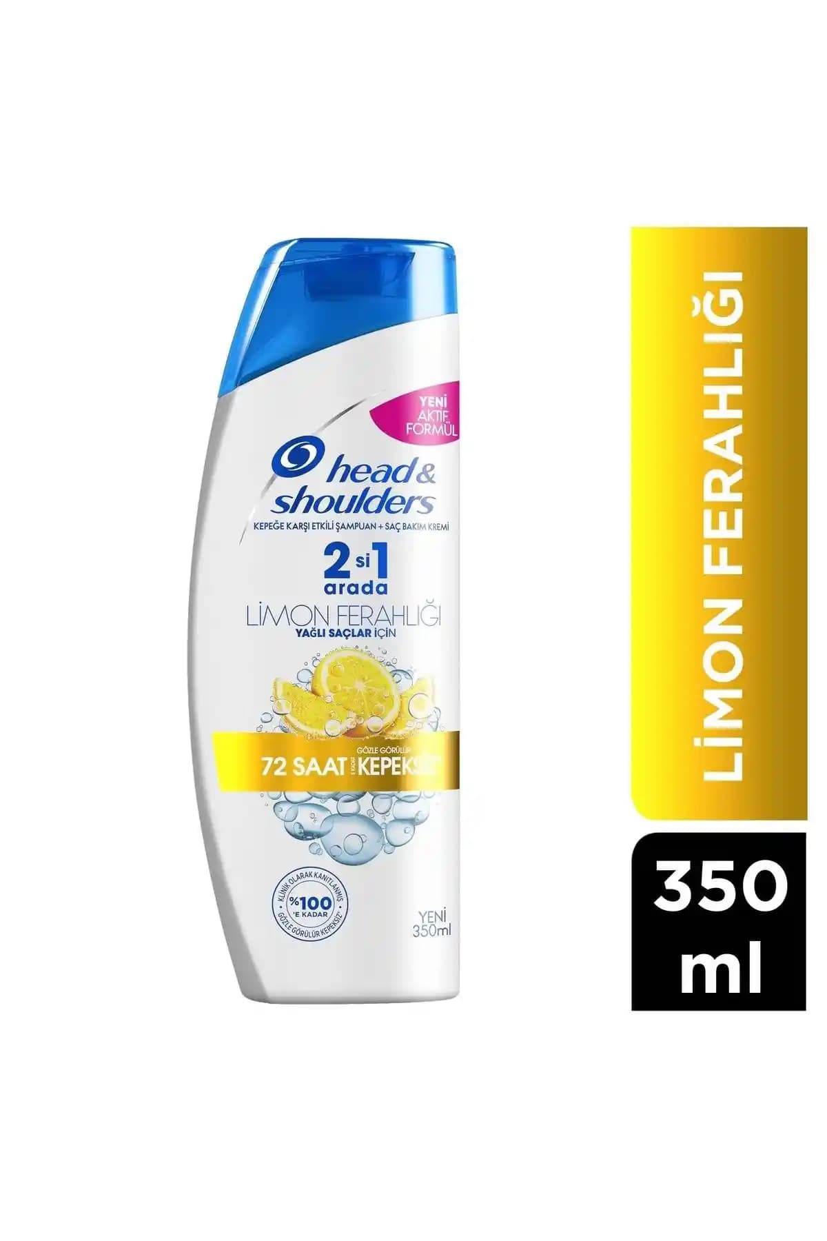 Head And Shoulders Limon Ferahlığı: Kepek Sorununa Karşı Etkili 2'si 1 Arada Şampuan