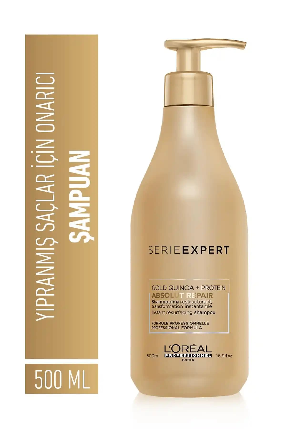 L'Oreal Professionnel Serie Expert Gold Quinoa Absolut Repair Şampuan Özellikleri ve İncelemesi