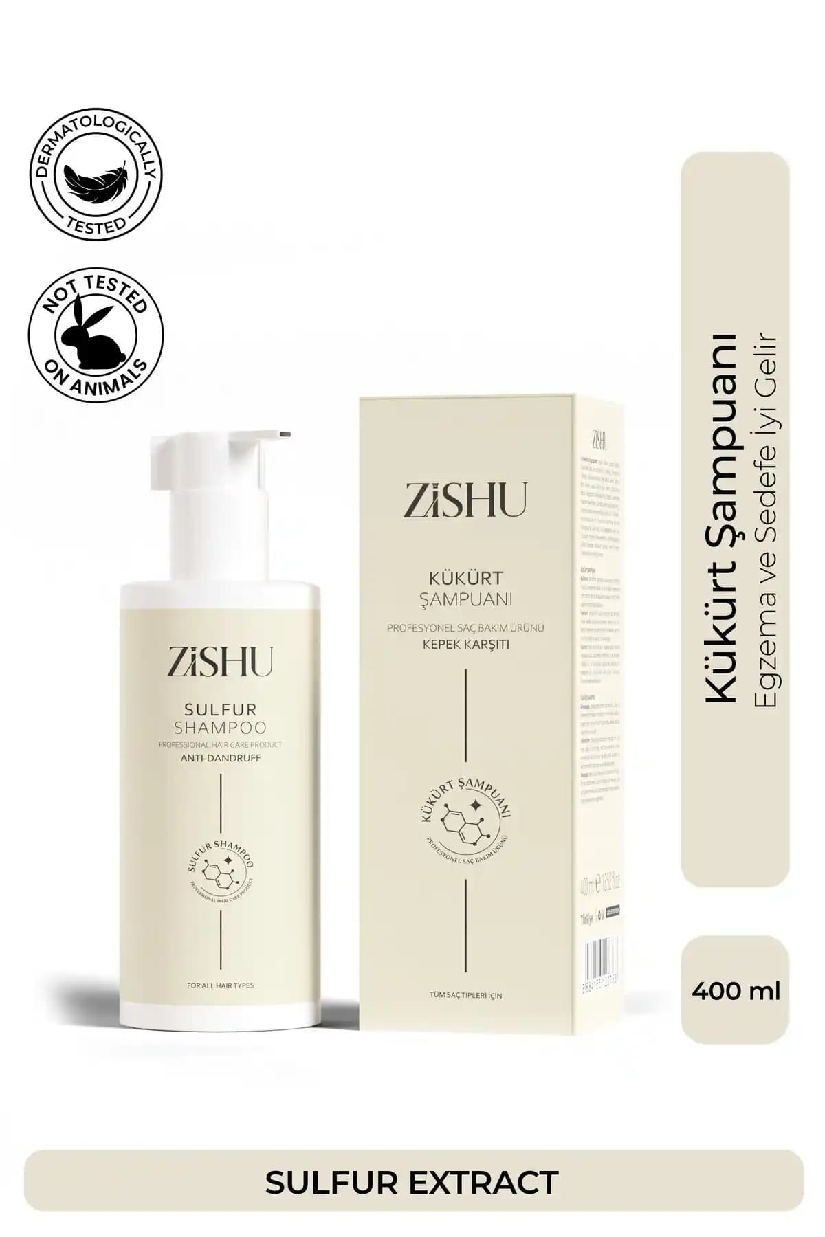 ZİSHUBEAUTY Kükürt Şampuan: Kepek Sorununa Doğal Çözüm Arayanlar için
