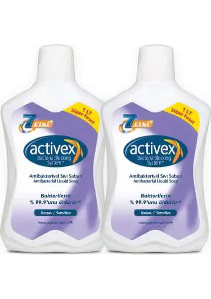 Activex Antibakteriyel Sıvı Sabun Hassas: Yüksek Hijyen ve Hassas Cilt Uyumlu Temizlik Çözümü