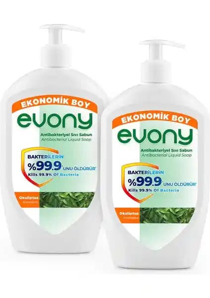 Evony Okaliptuslu Antibakteriyel Sıvı Sabun 700ml Hijyen ve Ferahlık Sağlar