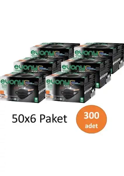 EVONY Siyah Elastik Kulaklı ve Melantis Medikal Telli 3 Katlı Cerrahi Maskelerin Karşılaştırması