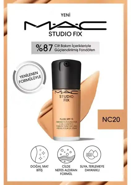 Mac 24 Saat Kalıcı Mat Fondöten ve Mac Studio Fix Fluid Karşılaştırması