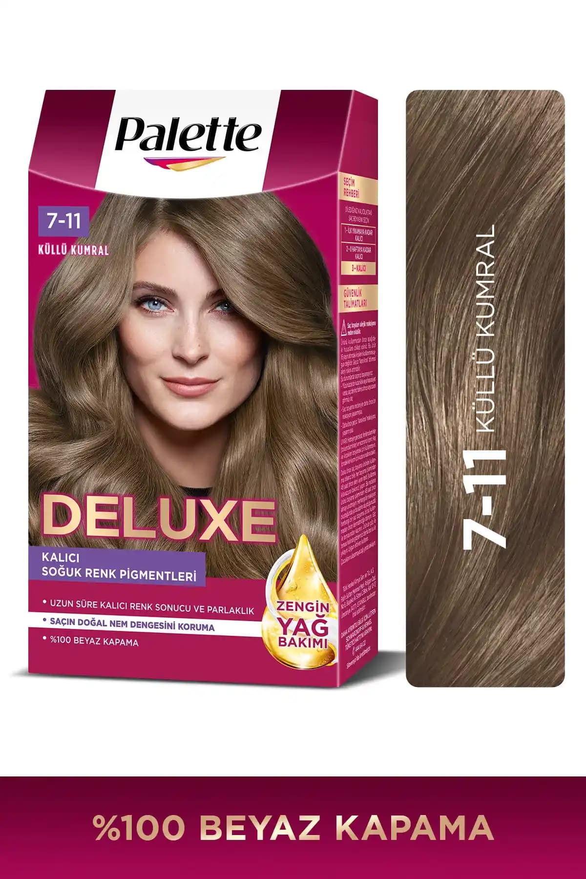 7.11 Saç Boyası: Küllü Açık Kumral Renk ve Uygulama Rehberi