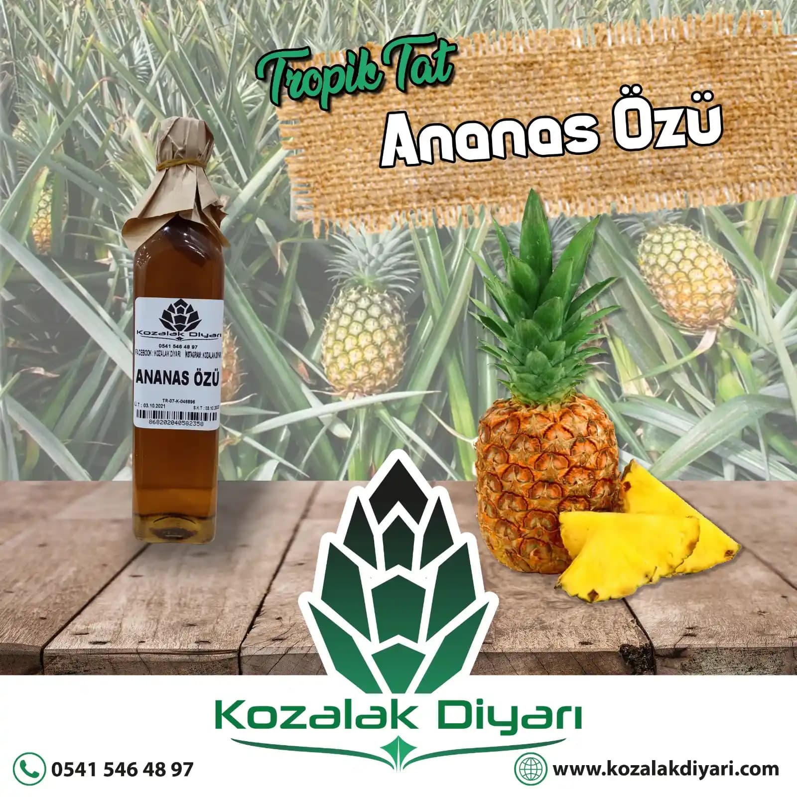 Ananas Özünün Kozmetikteki Faydaları: Cilt ve Saç Bakımında Doğal Çözüm