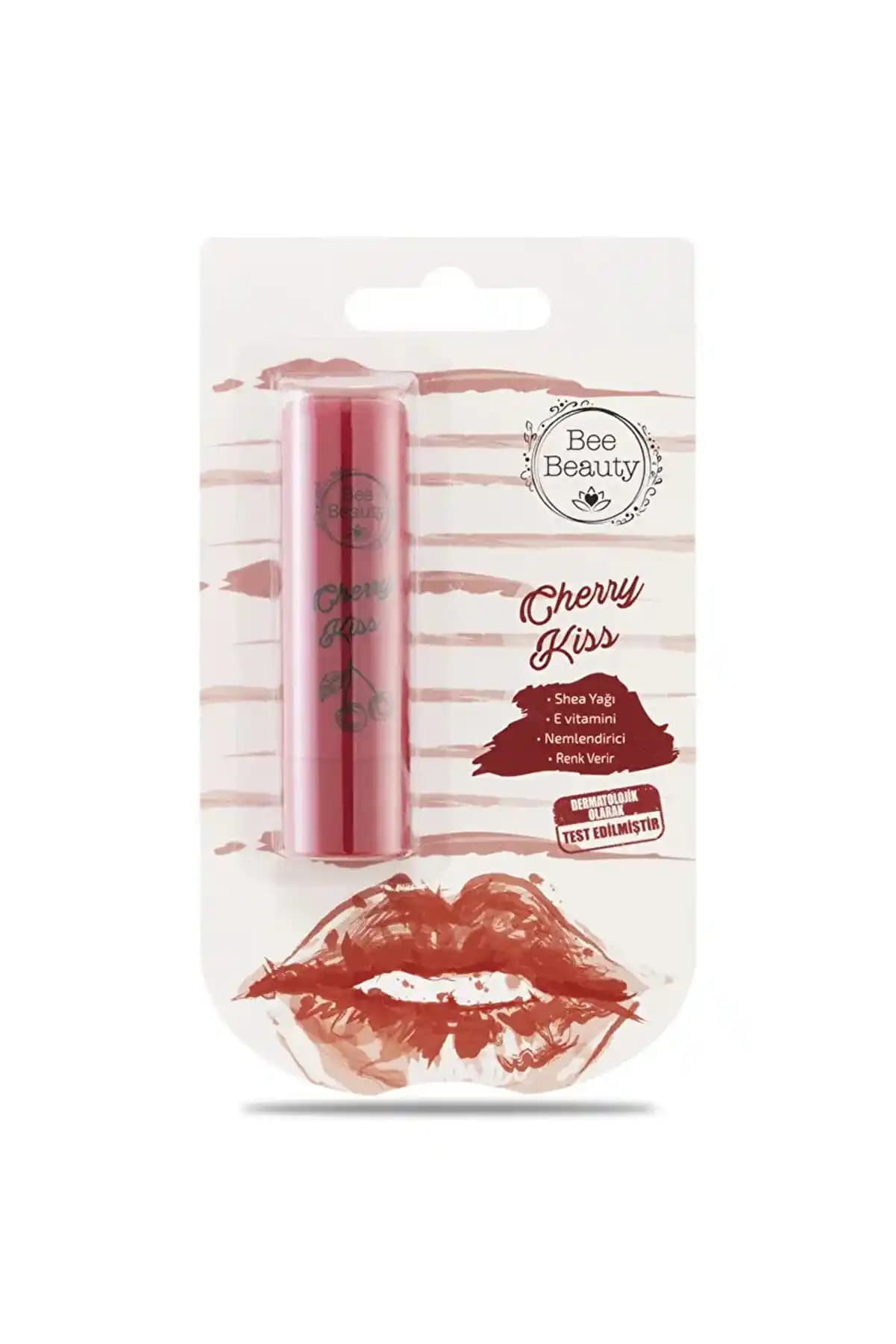 Bee Beauty Lip Balm Cherry Kiss: Doğal İçeriklerle Etkili Dudak Bakımı ve Koruma