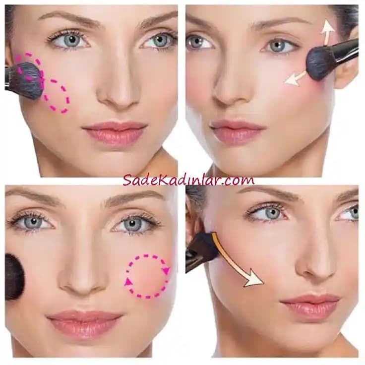 Blusher Nereye Sürülür? Yüz Şekline Göre Doğru Allık Uygulama Rehberi