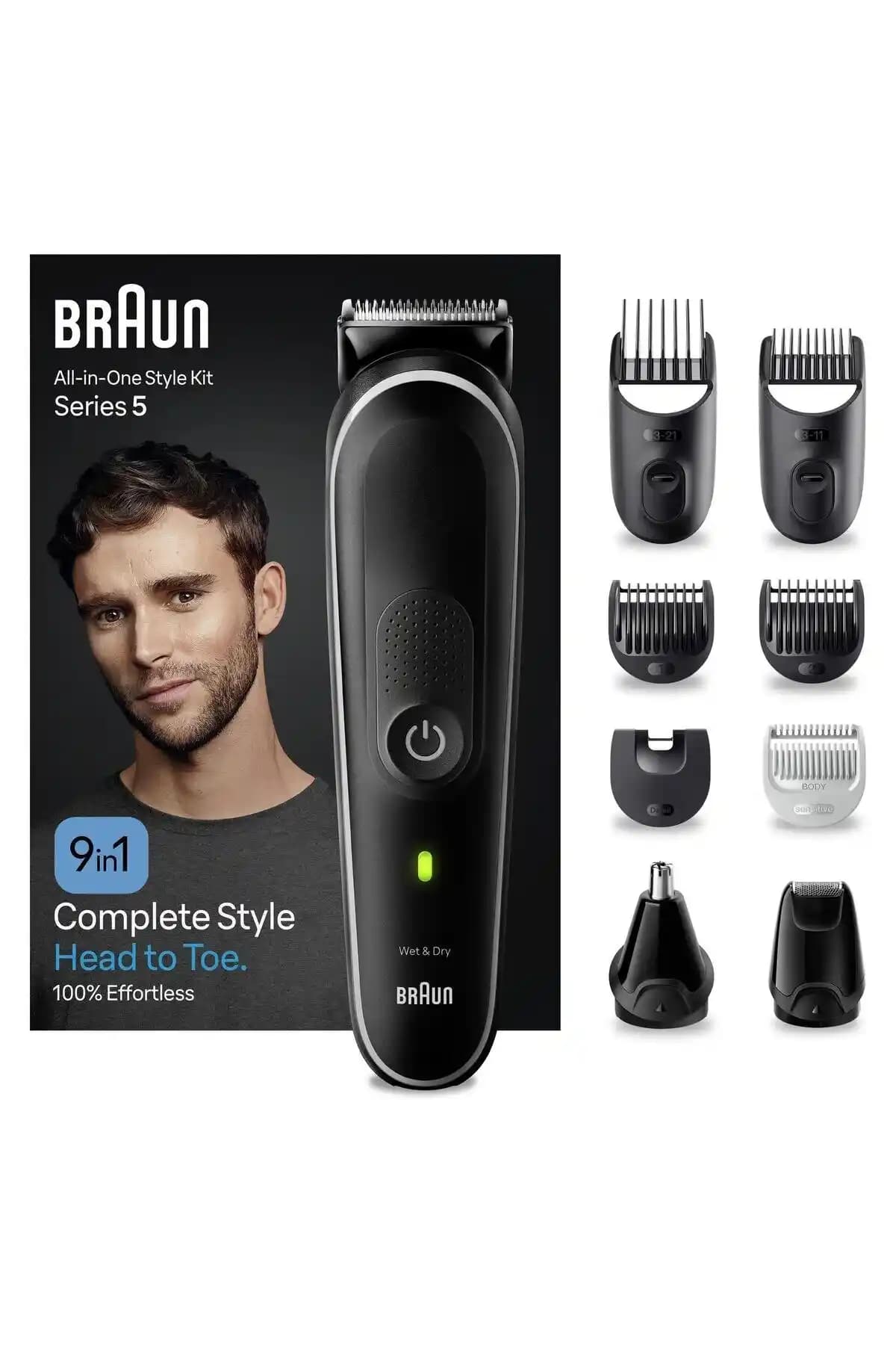Braun Erkek Bakım Seti: Çok Fonksiyonlu, Hassas ve Uzun Ömürlü Kişisel Bakım Çözümü