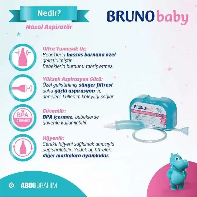 Bruno Baby Burun: Bebekler İçin Ergonomik ve Güvenilir Burun Bakım Çözümü