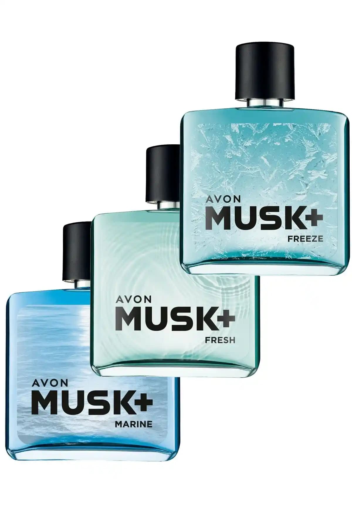 Avon Musk Marine Fresh ve Freeze Erkek Parfüm Seti: Ferahlık ve Duyulara Hitap Eden Koku