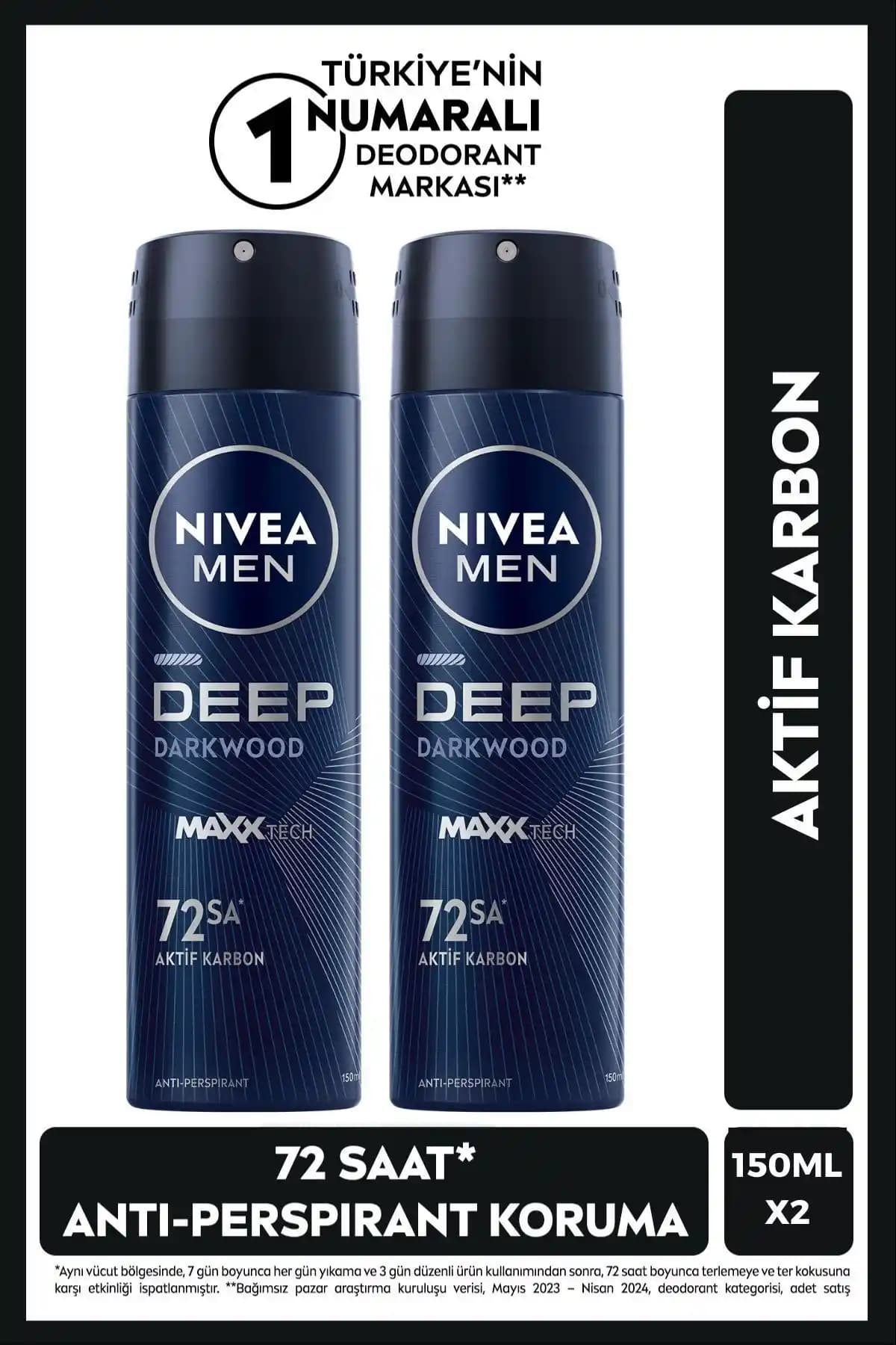 NIVEA MEN Erkek Sprey Deodorant Deep Dimension: Özellikleri ve Kullanıcı Yorumları
