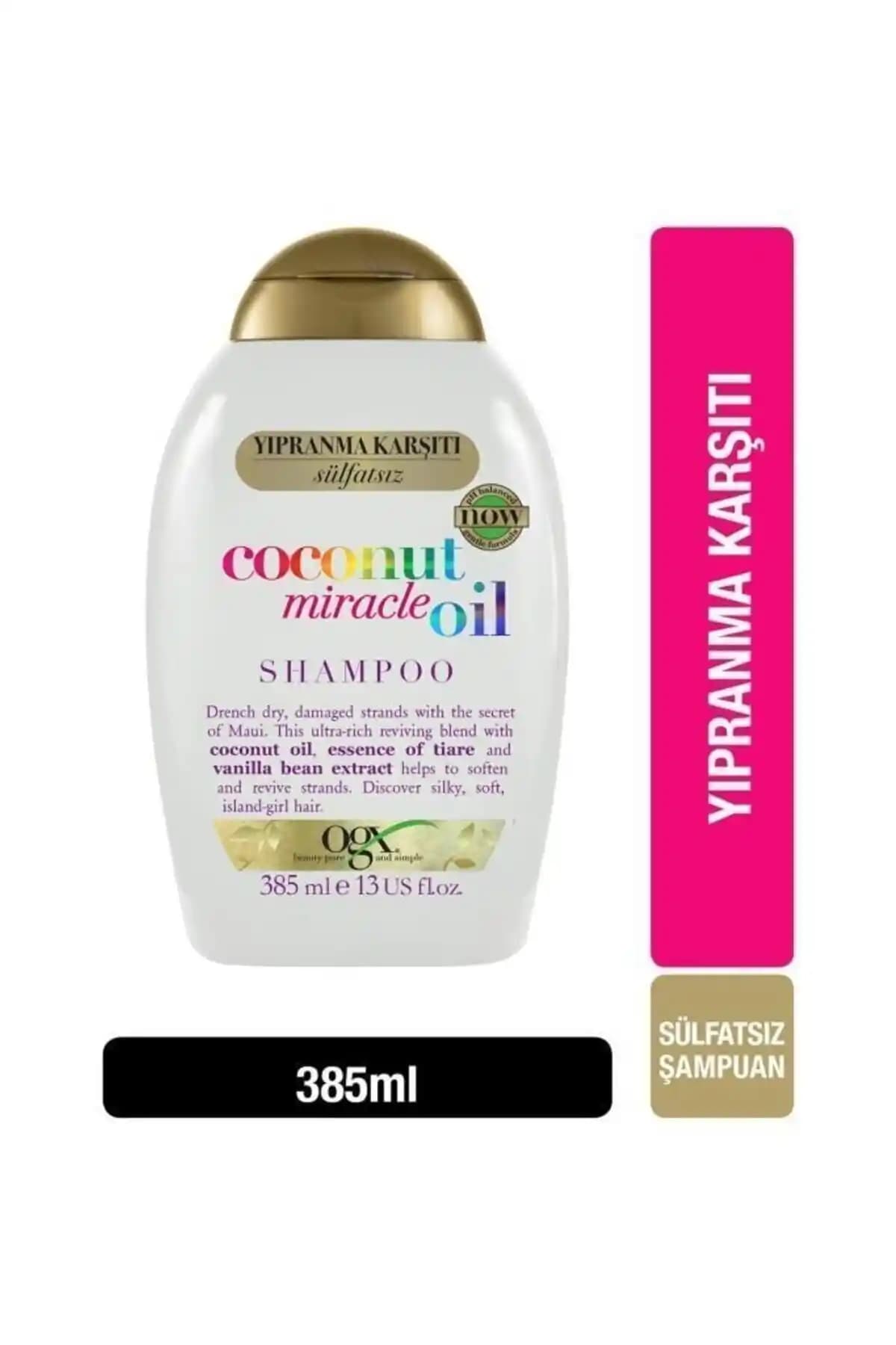 OGX Yipranma Karşıtı Coconut Miracle Oil Sülfatsız Şampuan İncelemesi ve Kullanım Önerileri