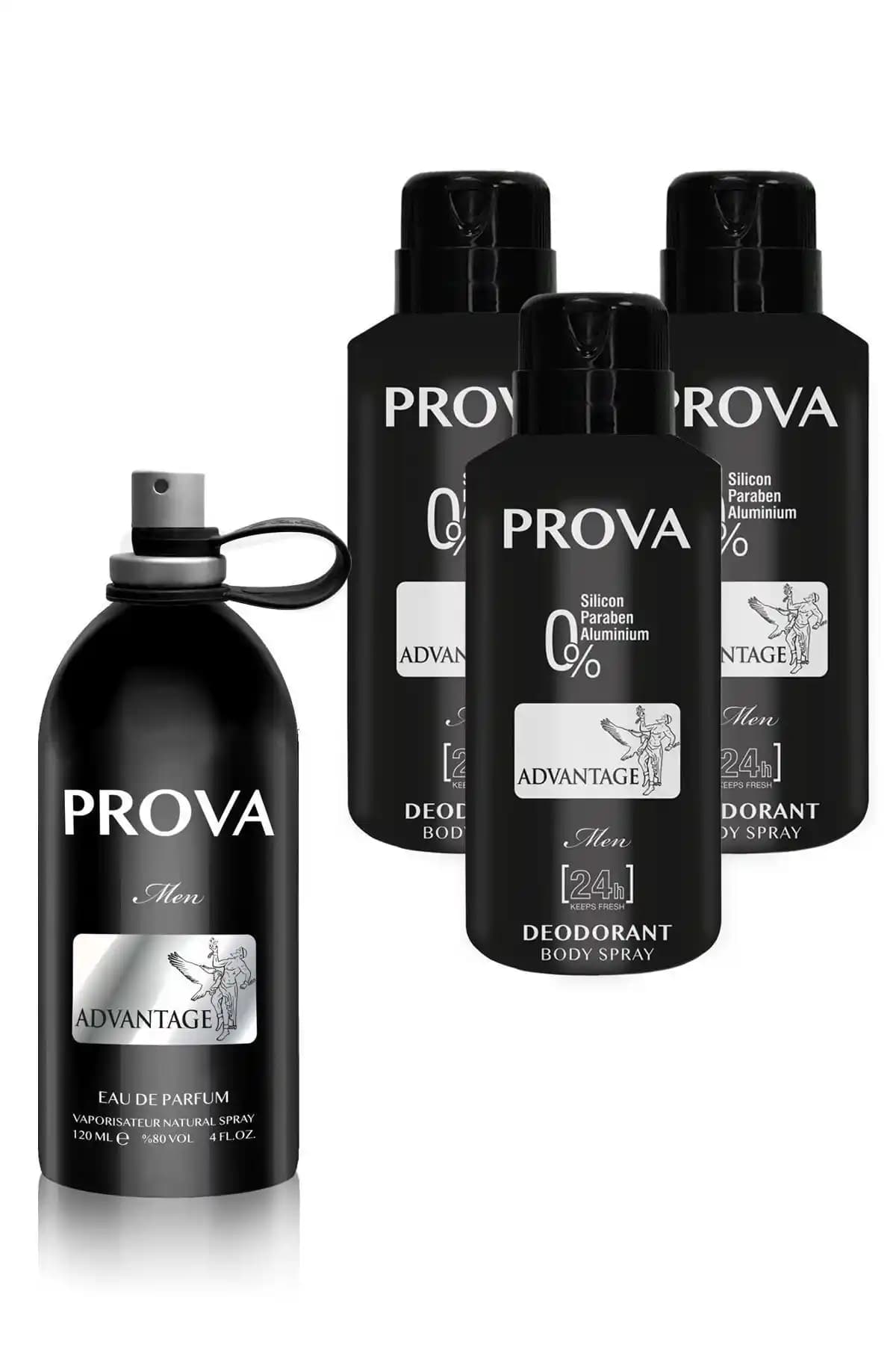 Prova Advantage EDP Erkek Parfüm ve Deodorant Seti: Güçlü ve Ferah Bir Deneyim