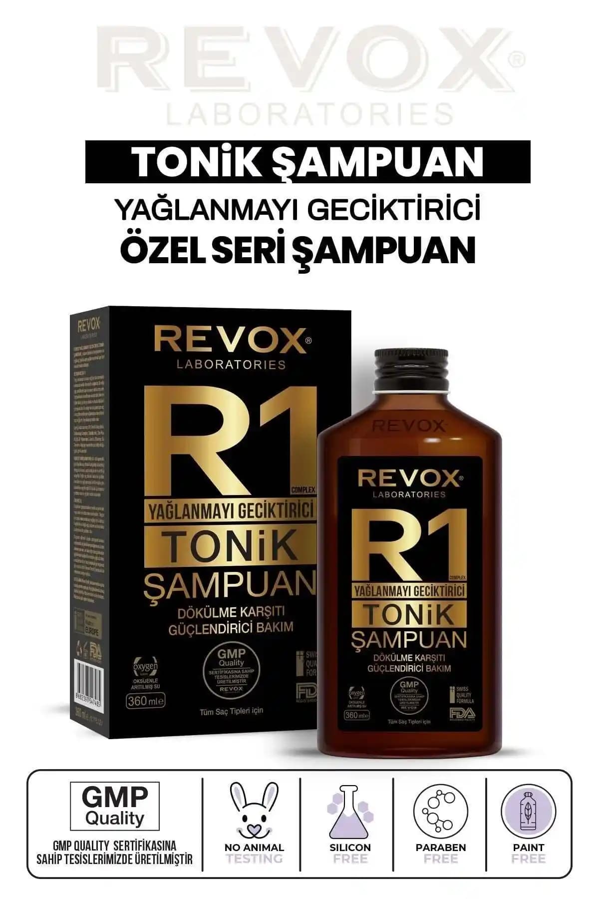 Revox Yağlanmayı Geciktirici Tonik Şampuan ile Saçlarınıza Hacim Kazandırın