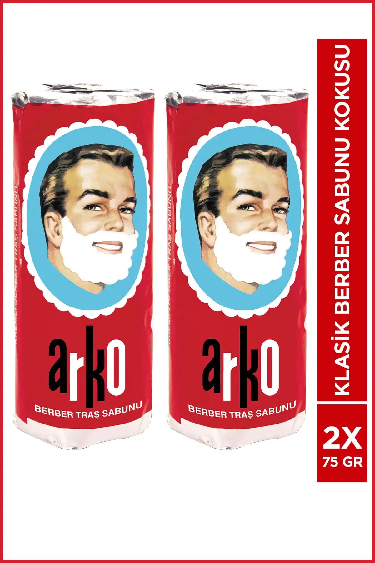 Arko Tıraş Sabunu 2x75gr: Seyahat ve Günlük Kullanım İçin Pratik ve Hassas Formül