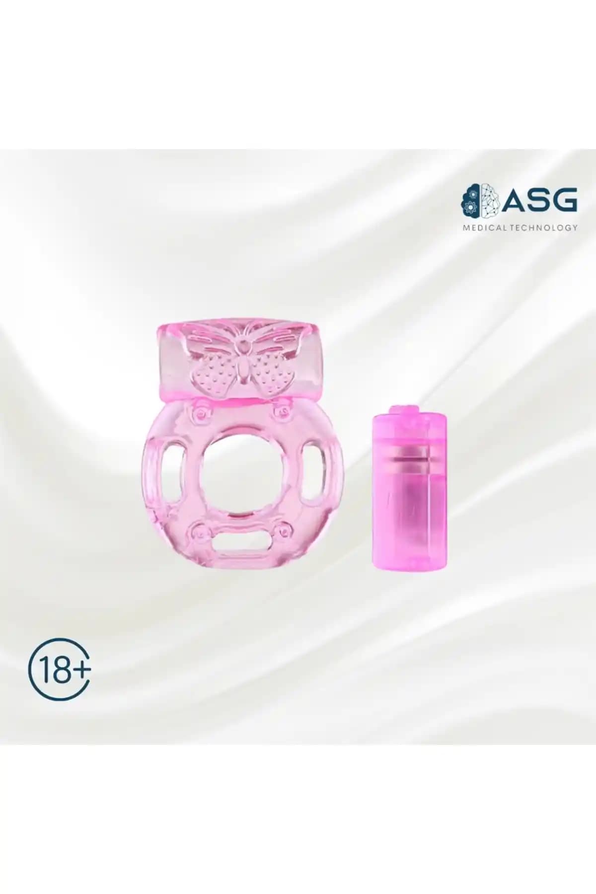 ASGMED Titreşimli Penis Halkası Pembe ile Cinsel Yaşamda Konfor ve Performans Artışı