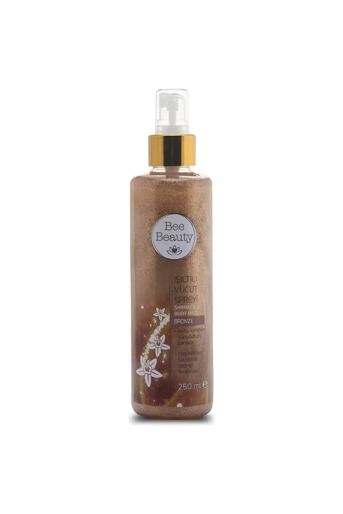 Bee Beauty Bronze Işıltılı Vücut Spreyi 250 ml - Doğal Bronzluk ve Kalıcı Koku