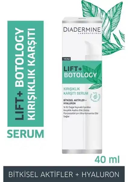 Diadermine Lift+ Botology Yüz Serumu 40 ML: Kırışıklık Karşıtı ve Sıkılaştırıcı Etkili Cilt Bakımı