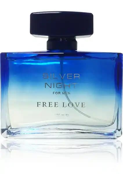 Free Love Silver Night EDP Erkek Parfümü 100 ml - Ferah ve Kalıcı Turunçgil Kokusu