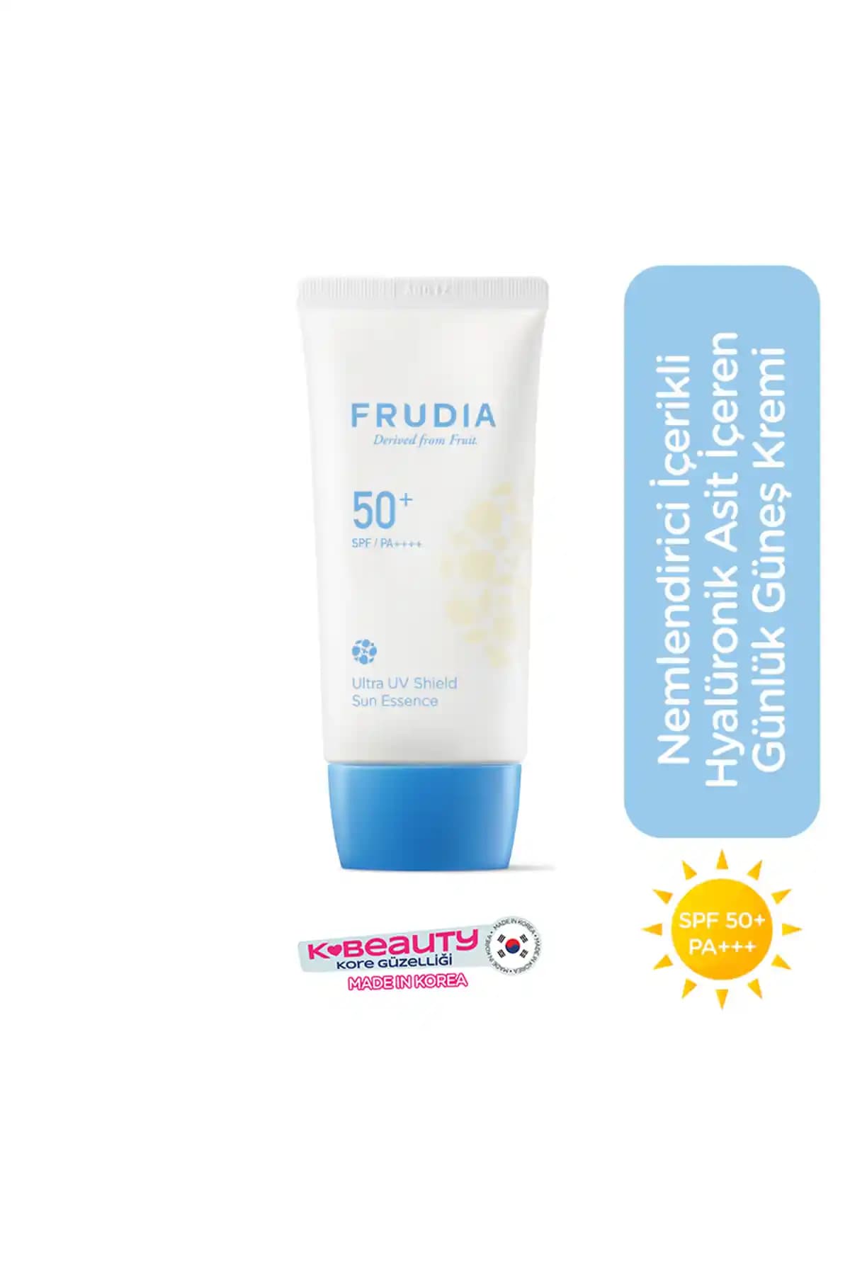 Frudia UV Shield Nemlendirici Güneş Kremi SPF50 ile Yüksek Koruma ve Nem Desteği
