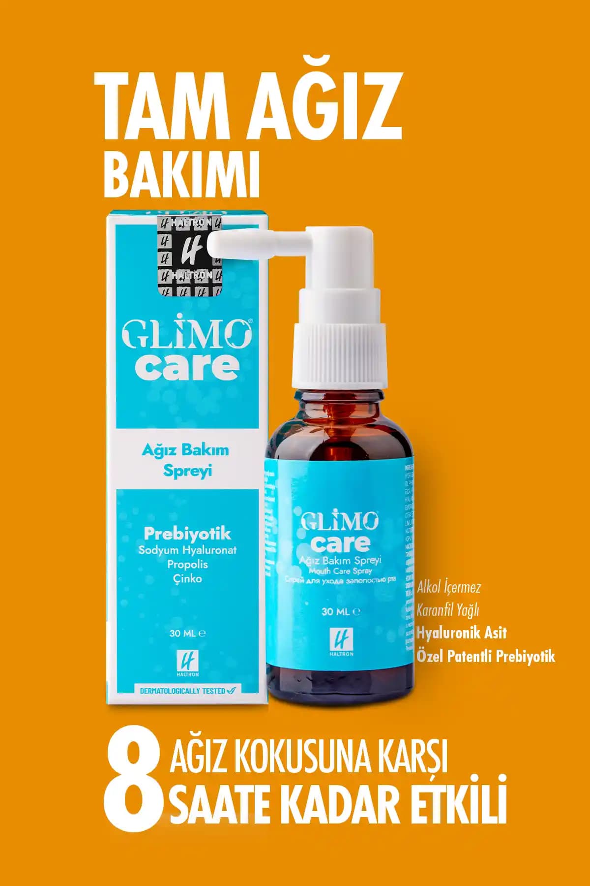 Glimo Care Doğal Ağız ve Boğaz Spreyi: Alkolsüz, Etkili ve Hassas Bakım Ürünü