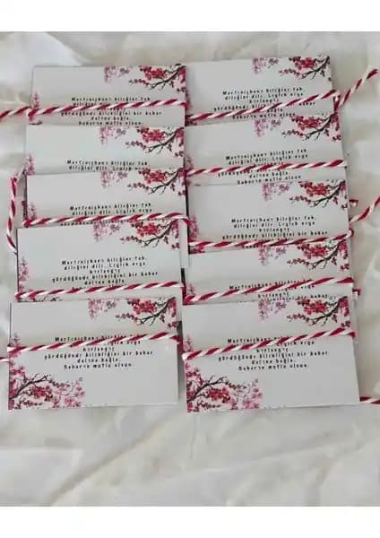 Huayen Atelier Marteniçka 10'lu Bileklik Seti: Baharın ve Dileklerin Anlamlı Sembolü