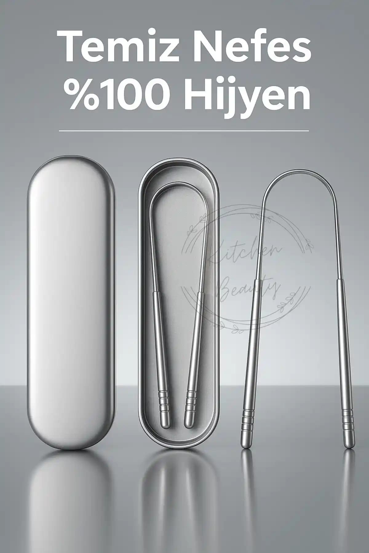 İndirimKap Paslanmaz Çelik Dil Temizleyici ile Etkili ve Sağlıklı Ağız Bakımı