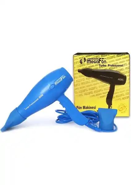 Johnson Megafön Turbo Profesyonel 3500 - 2400W Kuaför Tipi Saç Kurutma Makinesi