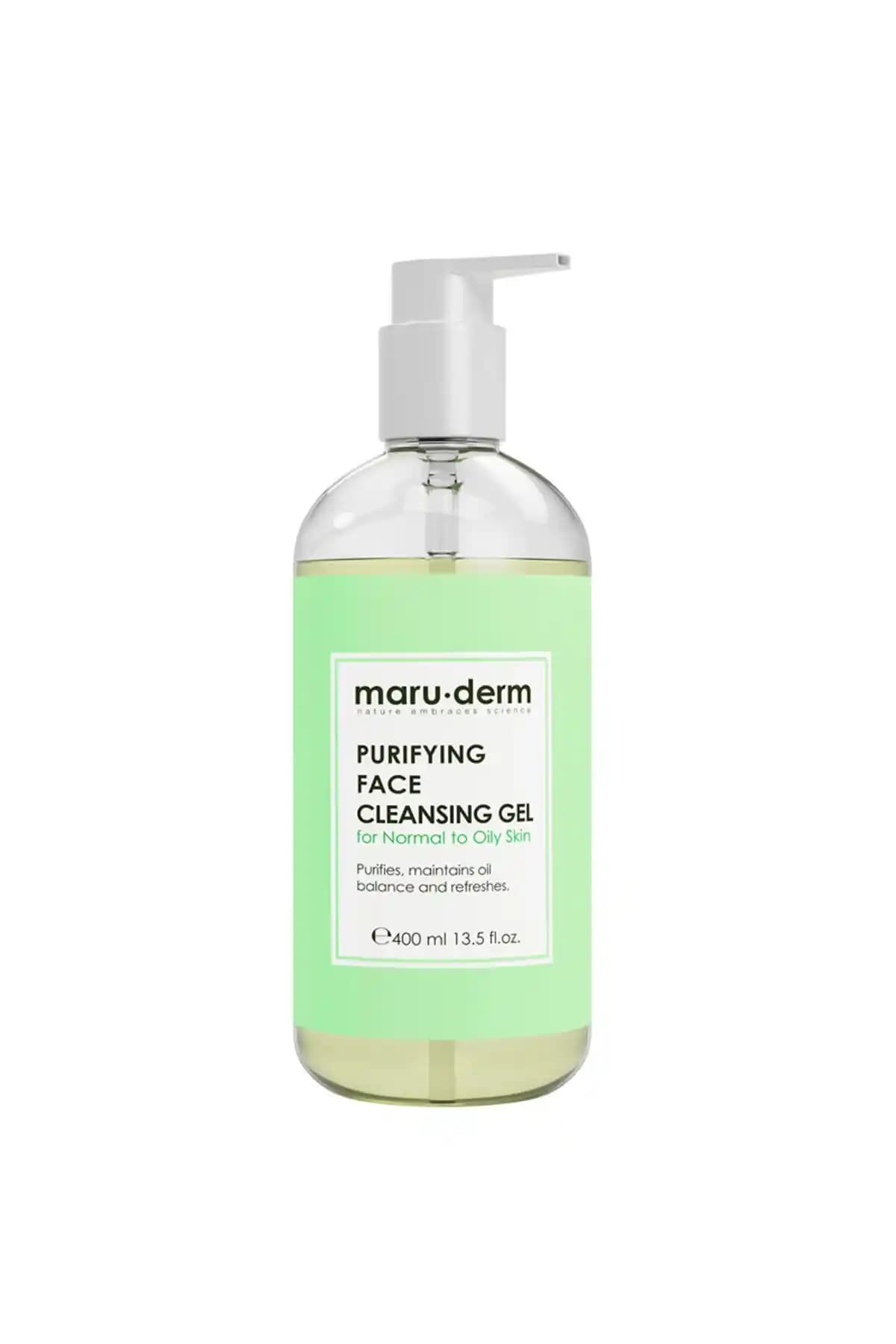 Maru.Derm Salisilik Asit BHA Yüz Yıkama Jeli 400 ml ile Derinlemesine Cilt Temizliği