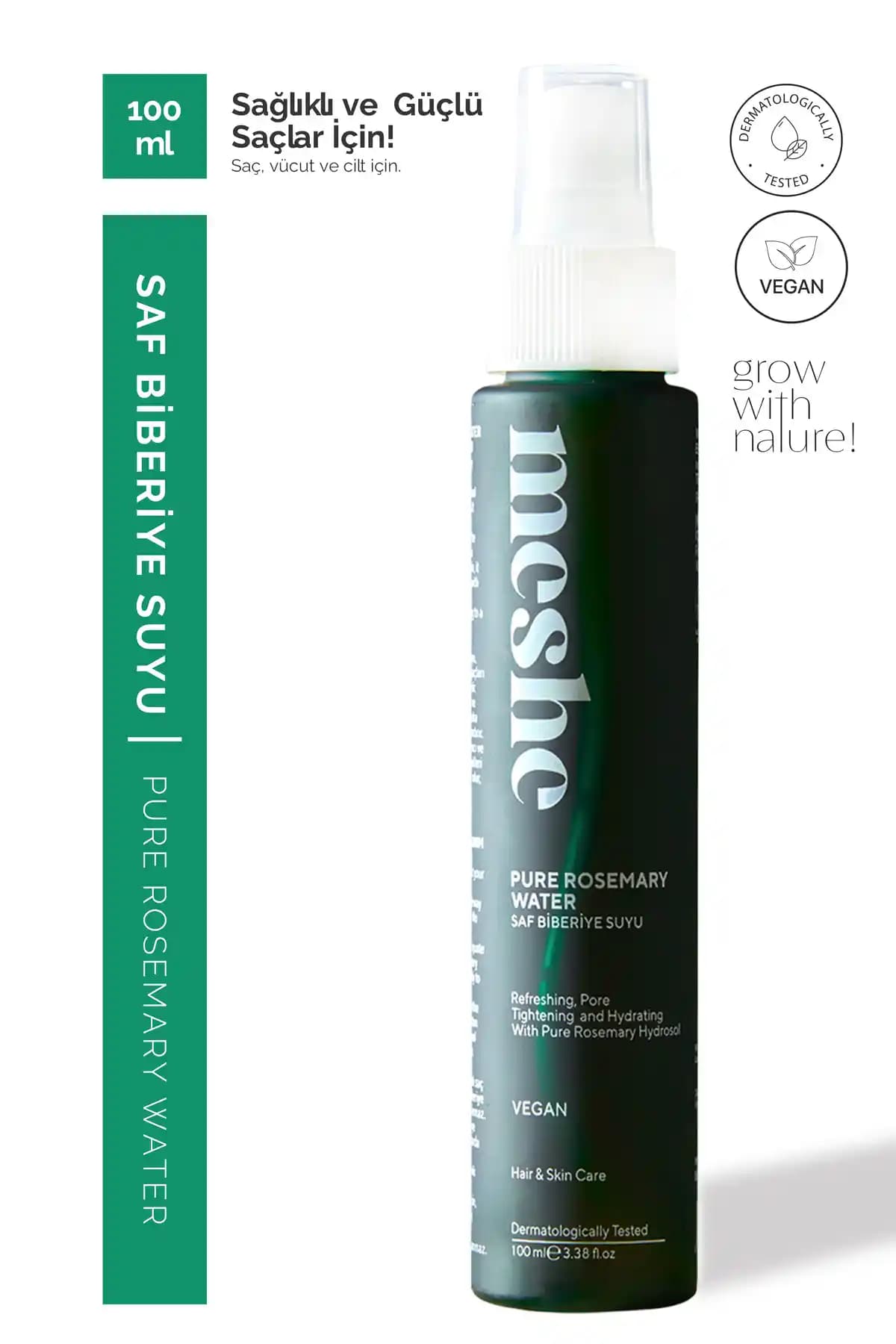 Meshe Biberiye Suyu: Saç Dökülmesine Karşı Etkili ve Hızlı Saç Uzatma Tonik Ürünü