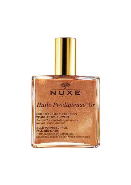 Nuxe Huile Prodigieuse Or Altın Parıltılı Kuru Bakım Yağı 100 ml Çok Amaçlı Kullanım